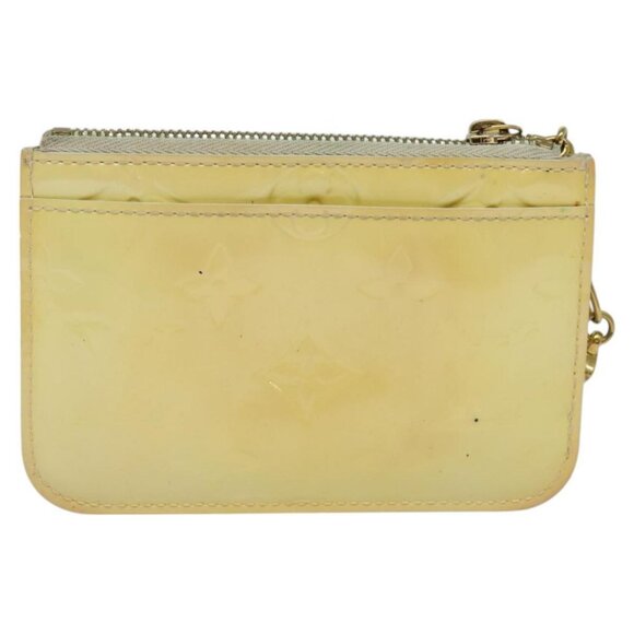 LOUIS VUITTON Vernis Pochette ClesNM Coin Purse Perle M93558 LV Auth 115954 - Picture 2 of 12
